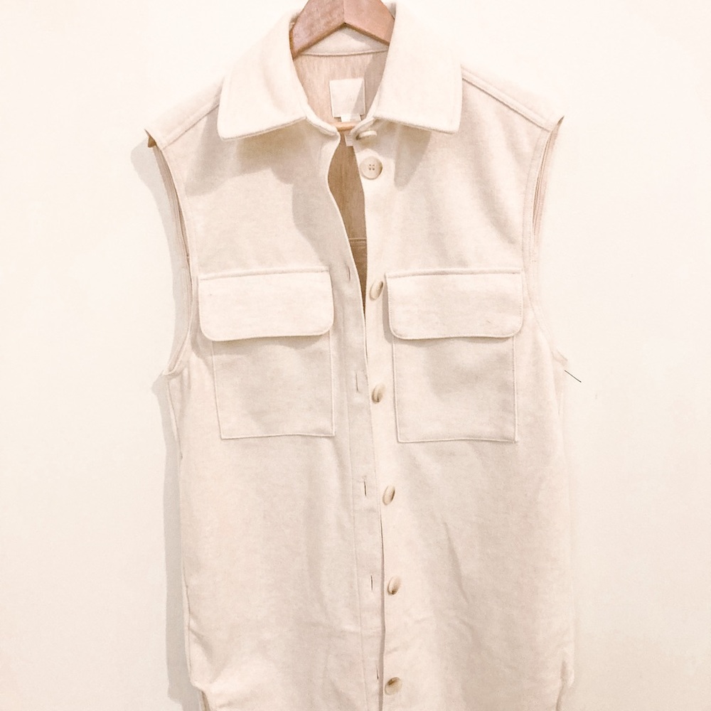 Cream H&M Coatvest size:xs